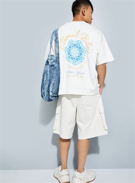 Buy URB_N Men Printed Boxy Fit T-shirt Online at just Rs. 599.0 ...