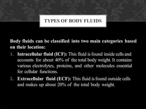 Image result for Classification Body Fluids