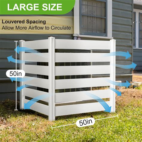 Snapklik.com : Beimo Air Conditioner Fence 50 "H X 50 "W, Privacy Fence ...