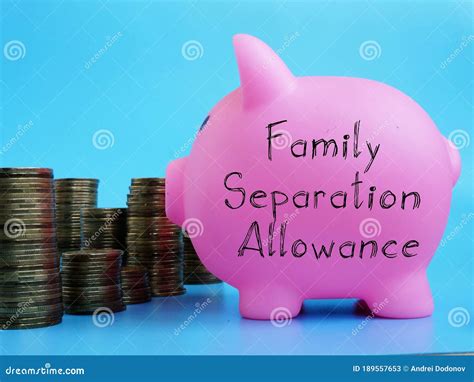 Family Separation Allowance is Shown on the Conceptual Business Photo ...