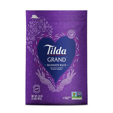 Amazon.com : Tilda Grand Basmati Rice, Extra-Long-Grain Rice, Gluten ...