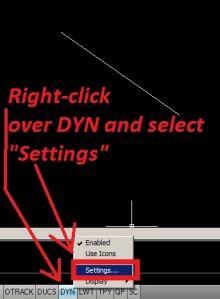 Image result for Dynamic Input AutoCAD
