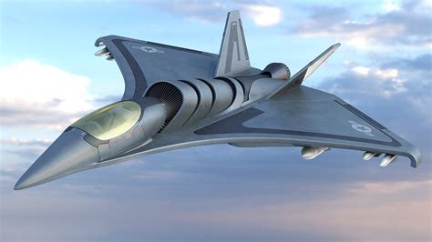 3D Sci-FI Futuristic Aircraft Fighter Concept model - TurboSquid 2097831