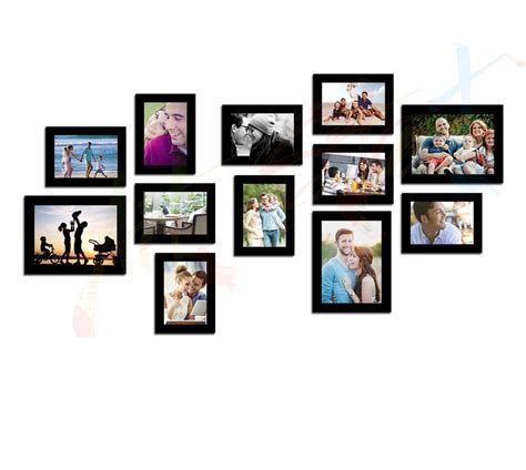 Simple Set of 12 Individual Black Wall Photo Frame — ART STREET