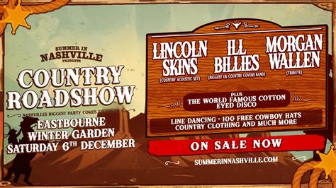 Country Roadshow - Eastbourne, Eastbourne Winter Gardens, 6 December ...