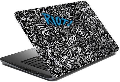 wallpics Black And White Pattern Laptop Skin Fully Waterproof Vinyl ...