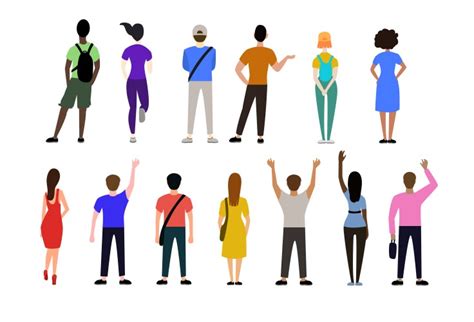 People Vector Back View 的图像结果