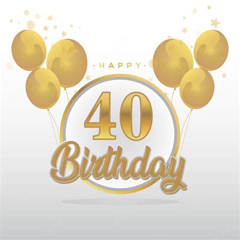 happy 40th birthday #5626594 | Clipart Library