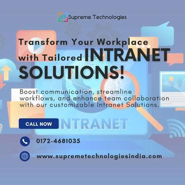 Innovative Intranet Solutions For Streamlined Teamwork - Computer ...