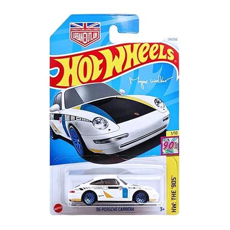 Hot Wheels 1:64 Scale 96 Porsche Carrera HW The 90S for Ages 3 and Up ...