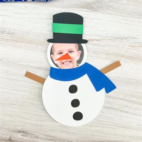 20+ Easy Snowman Crafts for Preschool - Toddler Approved