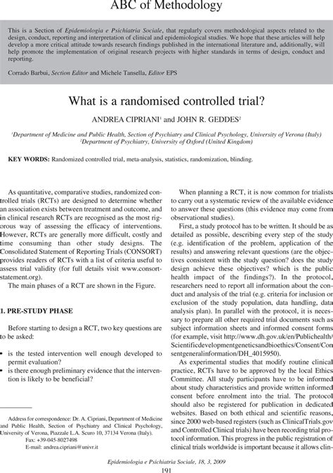 Understanding Randomised Controlled Trials 的图像结果