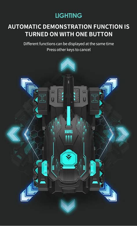 Gesture And Remote Controlled Tank Vehicle Toy