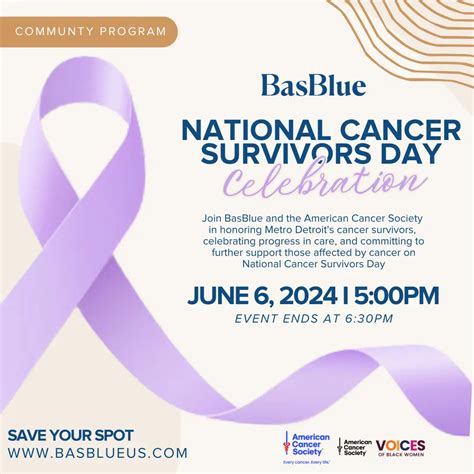 National Cancer Survivors Day Celebration - BasBlue