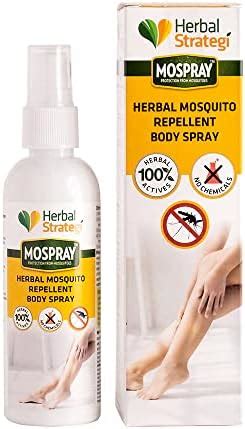 Herbal Strategi Mosquito Body Spray - 100ml | 100% Herbal | Baby-Safe ...