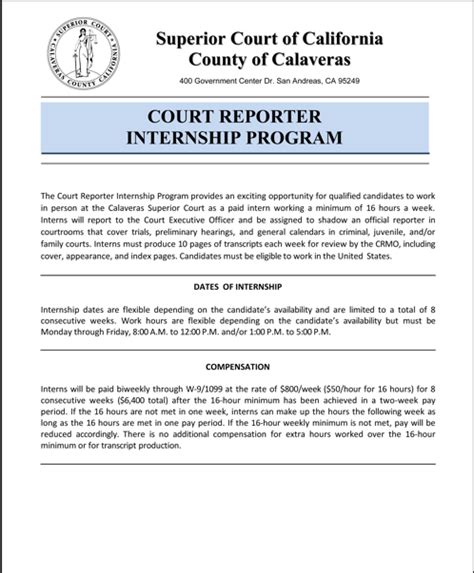 Career Opportunities | Superior Court of California | County of Calaveras