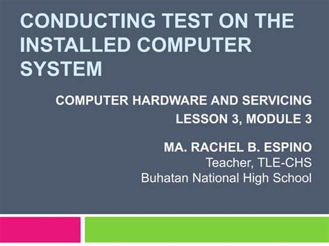 Image result for How to Test a Computer