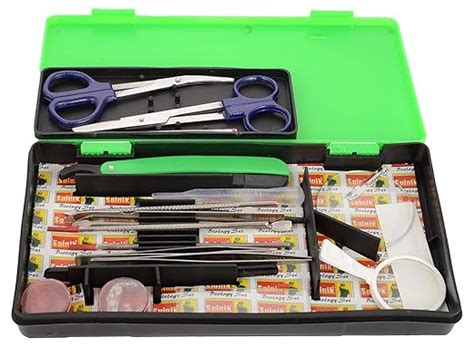 Sandy Dissection Box Biology Set with 19 Different Equipments in Green ...