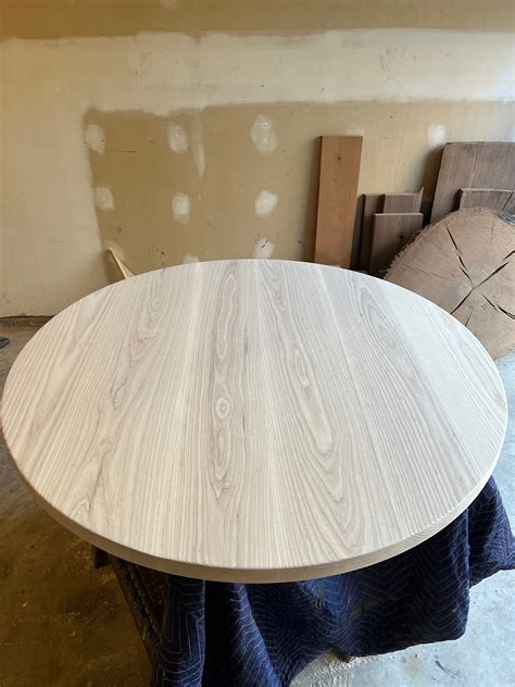 Elegant Wooden Round Dining Table Top for Timeless Home Dining