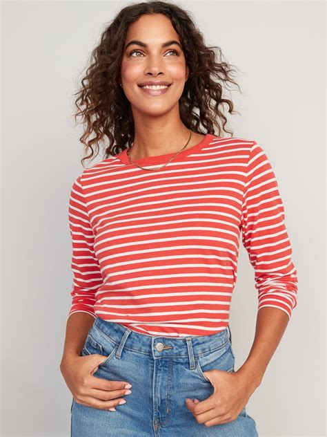 Long-Sleeve EveryWear Striped T-Shirt | Old Navy