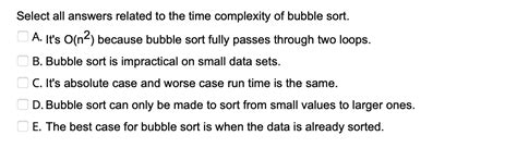 Image result for Bubble Sort Time Complexity Analysis