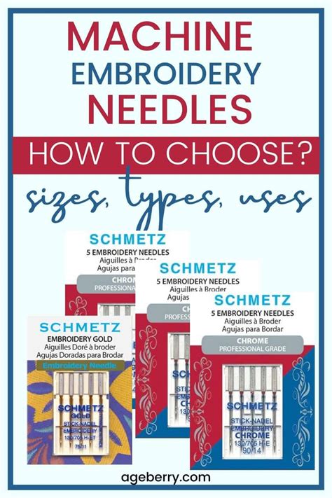 Embroidery Machine Needles 的图像结果