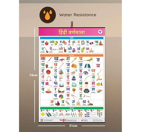 Kids Learning Wall Charts | English, Hindi And Marathi Alphabet Charts ...