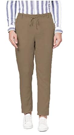 Buy Twist Men's Solid Cotton Trouser/Pant (Brown; 30) at Amazon.in