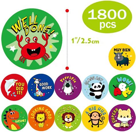 MOSHNOLY Reward Stickers for Kids, Motivational Good India | Ubuy