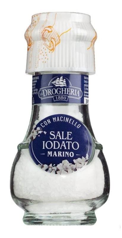 Sale marino con macinello, coarse sea salt, spice mill, drogheria and ...