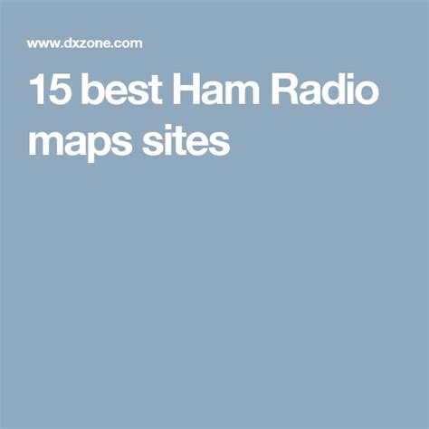 Image result for Ham Radio Time Map