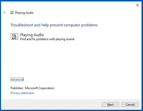 Win 10 Audio Troubleshooter 的图像结果