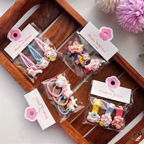 Unicorn Dreams Kids Hair Accessories Set – Hairbounce.in