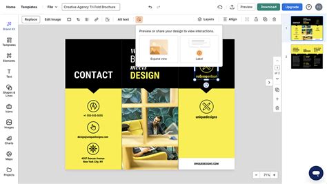 Image result for Interactive Brochure Examples