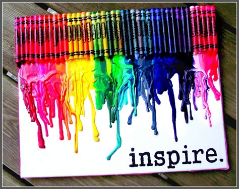 How To Make Melting Crayon Art at Guadalupe Harshaw blog