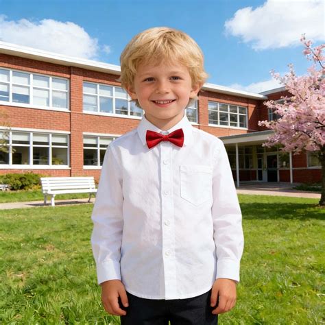 Dress Shirts for Boy Teen Boys White Dress Shirt Girls Button Down ...