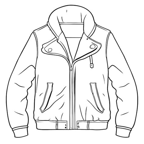 Image result for How to Draw a Jacket Pattern