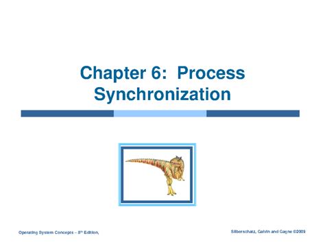 Ch6 - OS Process Synchronization Overview and Concepts - Studocu