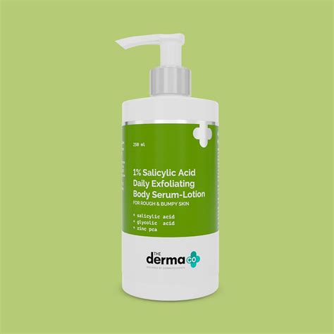 1% Salicylic Acid Body Serum Lotion for Acne 250ml | The Derma Co