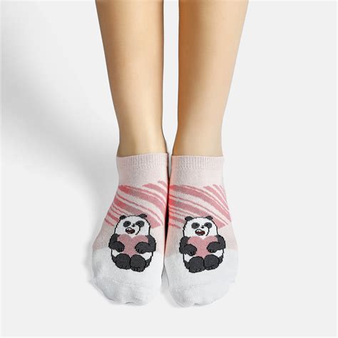 Women’s We Bare Bears Themed Ankle Socks – SocksXpress