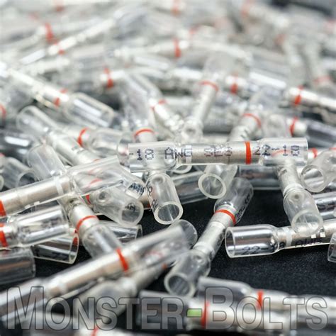 Crystal Clear Heat Shrinkable Connectors OptiSeal Heat Shrink Crimp ...