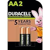 Duracell Rechargeable AA 1300mAh Batteries, Pack of 2 : Amazon.in ...