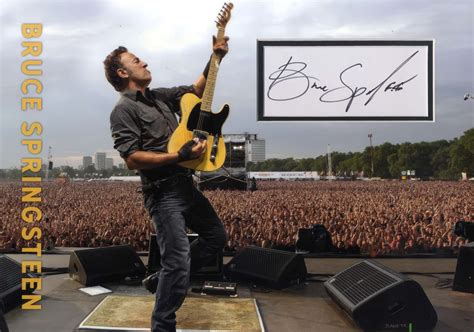 Image result for Bruce Springsteen Autograph