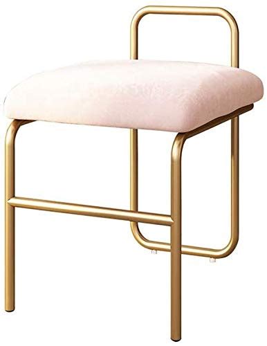 INDIAN DECOR. 46671 Chair Vanity Stool Square Upholstered Chair Seat ...