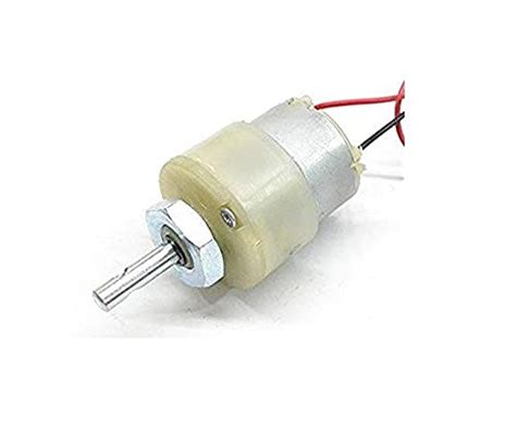 10 RPM-12V DC Geared Motor Centre Shaft : Amazon.in: Industrial ...