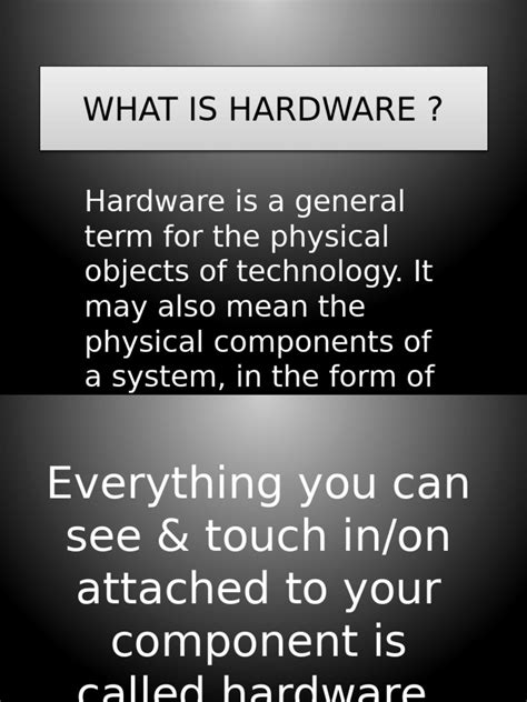 What Is Hardware 的图像结果