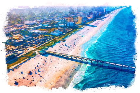 Jacksonville USA Splash Watercolor Graphic by Poster Boutique ...