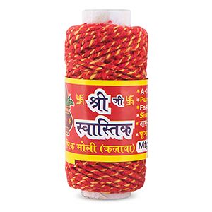 90T1-Raksha Sutra | Moli For Puja | Sacred Pooja Cotton Thread | Raksha ...