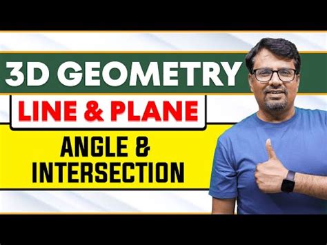 Equation of Straight Line, Angle and Intersection of Line and Plane ...
