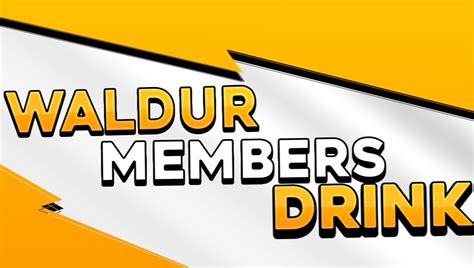 DSD Waldur Members Drink | Thor